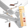 Waterproof eyebrow pen 2 in 1