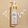 Luxurious illuminating tanning balm with golden particles
