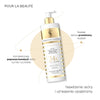 Satin moisturizing body milk with golden dust