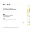 Satin moisturizing body milk with golden dust
